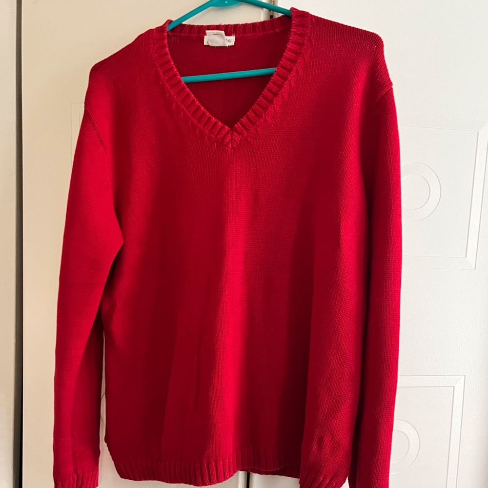Red  Large sweater by St. John’s Bay